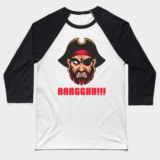 AAARRHH Matey Pirate Graphic Shirt Baseball T-Shirt